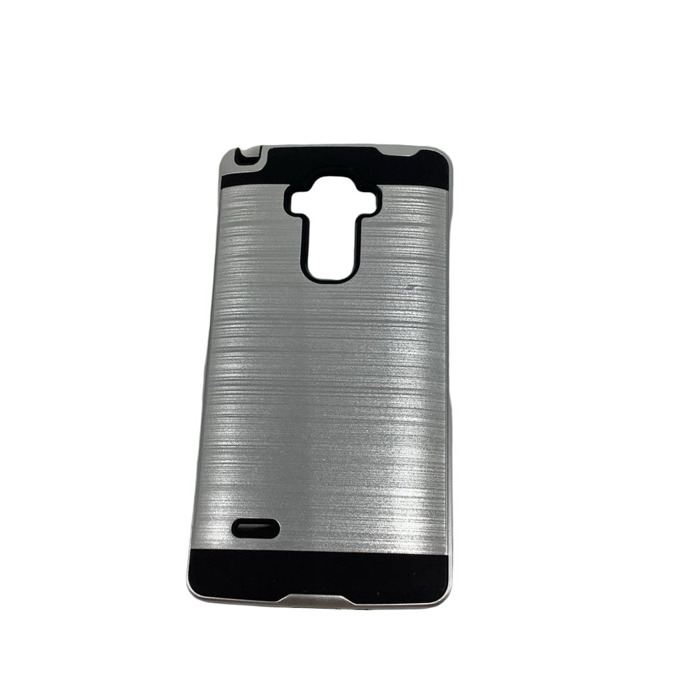 For LG G Stylo LS770 Black‎ Brushed Hybrid Case Cover